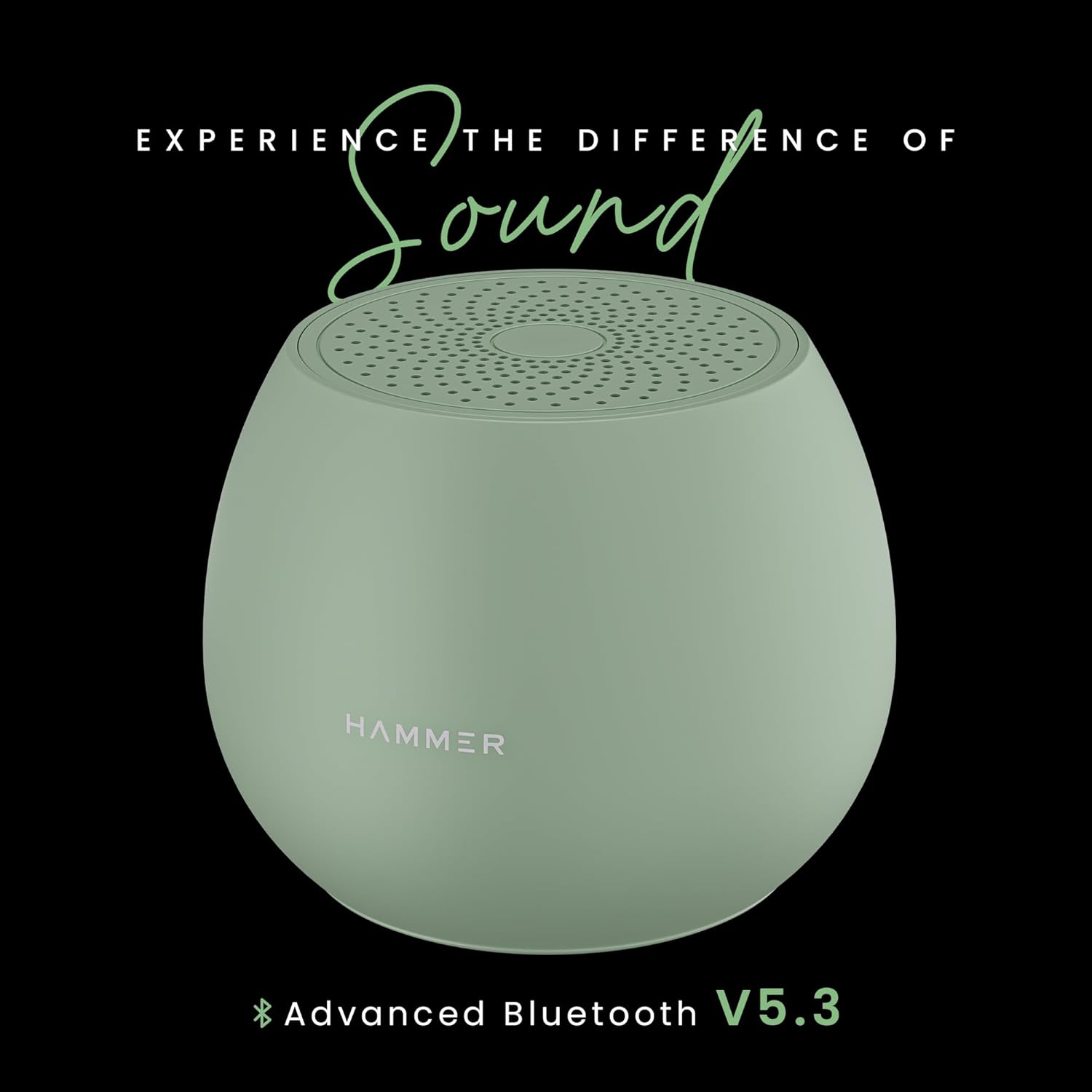 HAMMER Drop 5W Bluetooth Wireless Speaker Twin Pairing, 1200 mAh, 100H Backup - 2