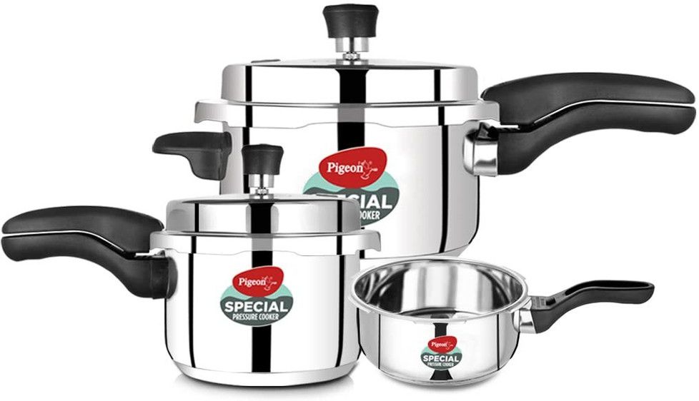 Pigeon Special 2 L, 3 L, 5 L Induction Bottom Pressure Cooker