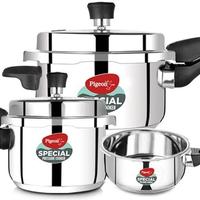 Pigeon Special 2 L, 3 L, 5 L Induction Bottom Pressure Cooker
