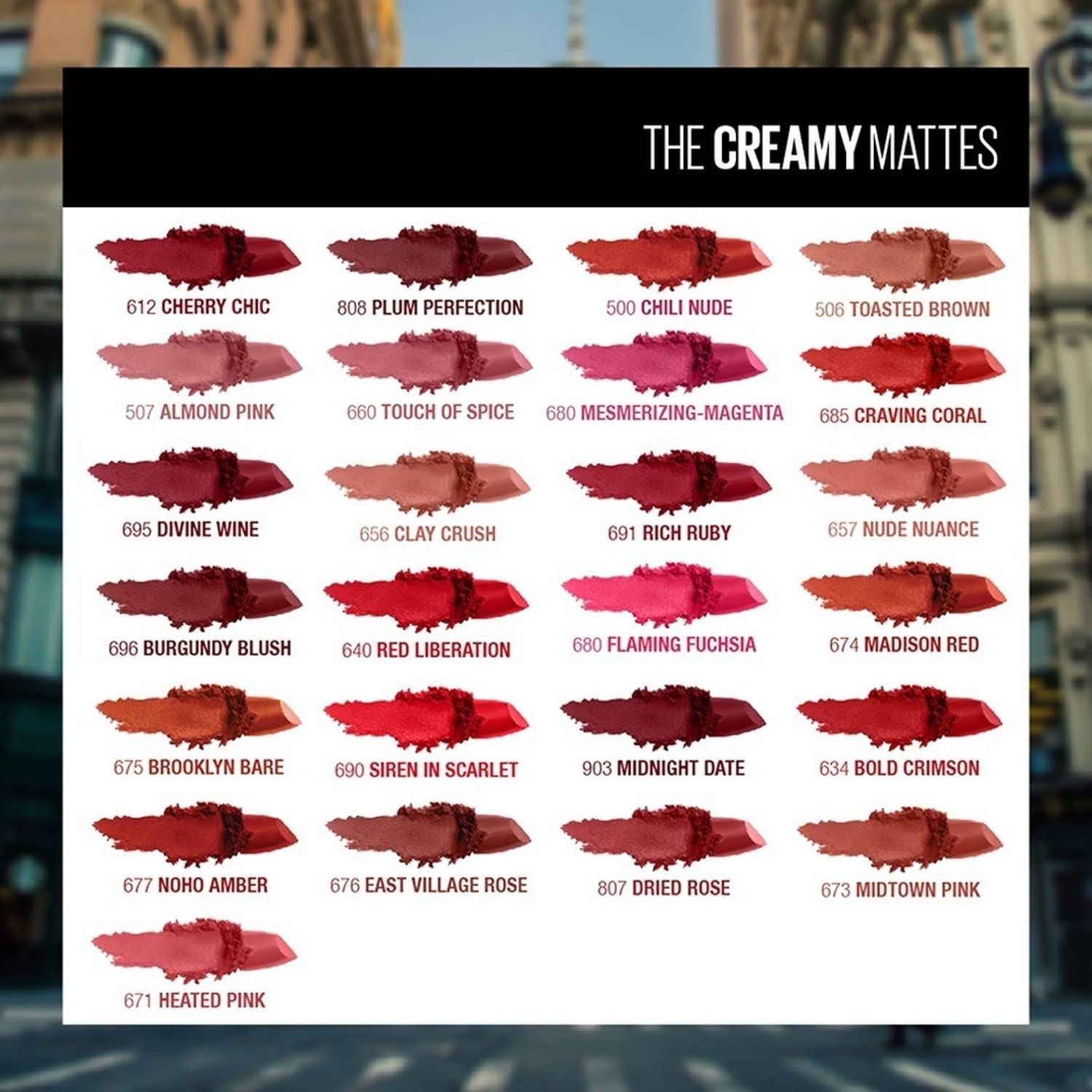 Maybelline New York Color Sensational Creamy Matte Lipstick - 2