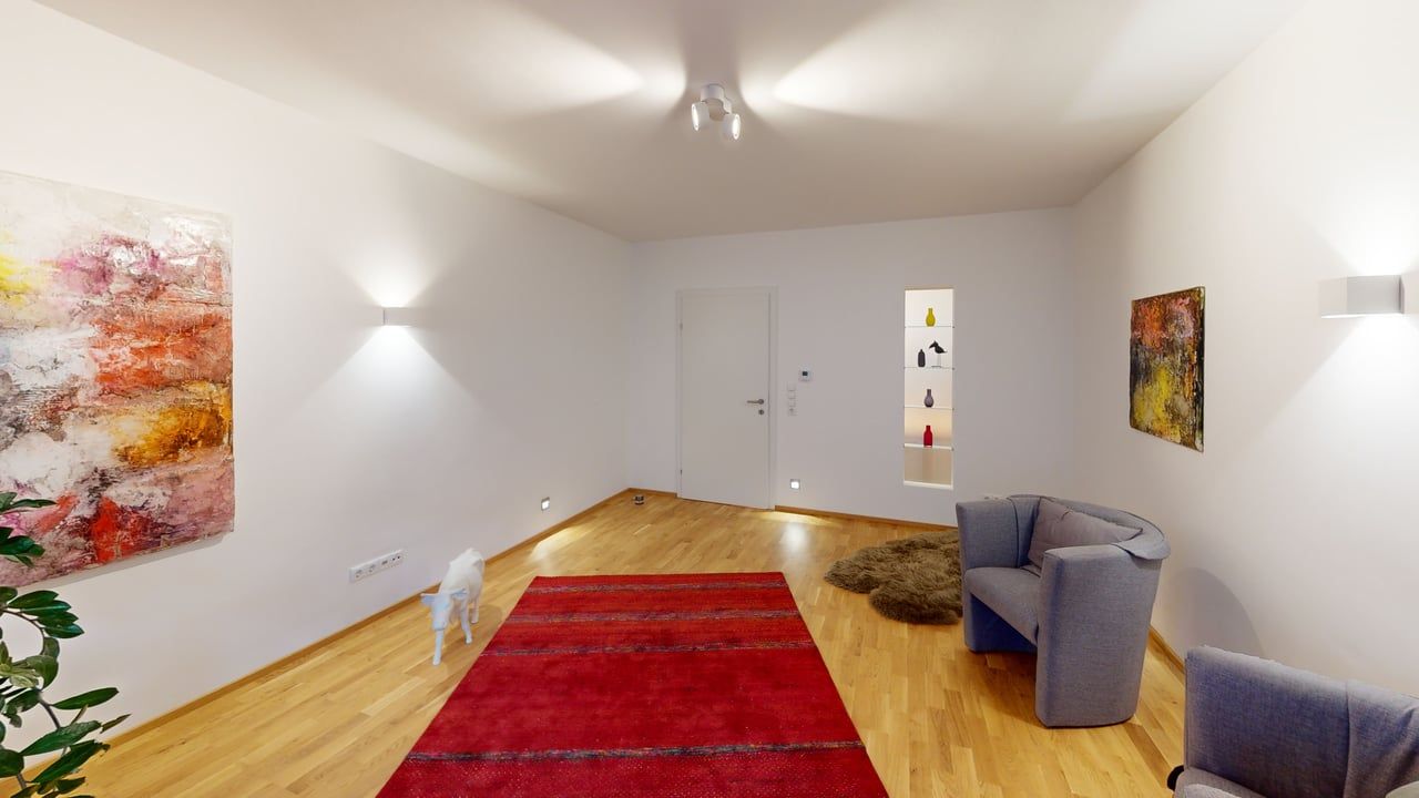 3D-Rundgänge für Immobilien: Startansicht des 3D-Rundgangs „Leerstehende Wohnung in Innsbruck 2“