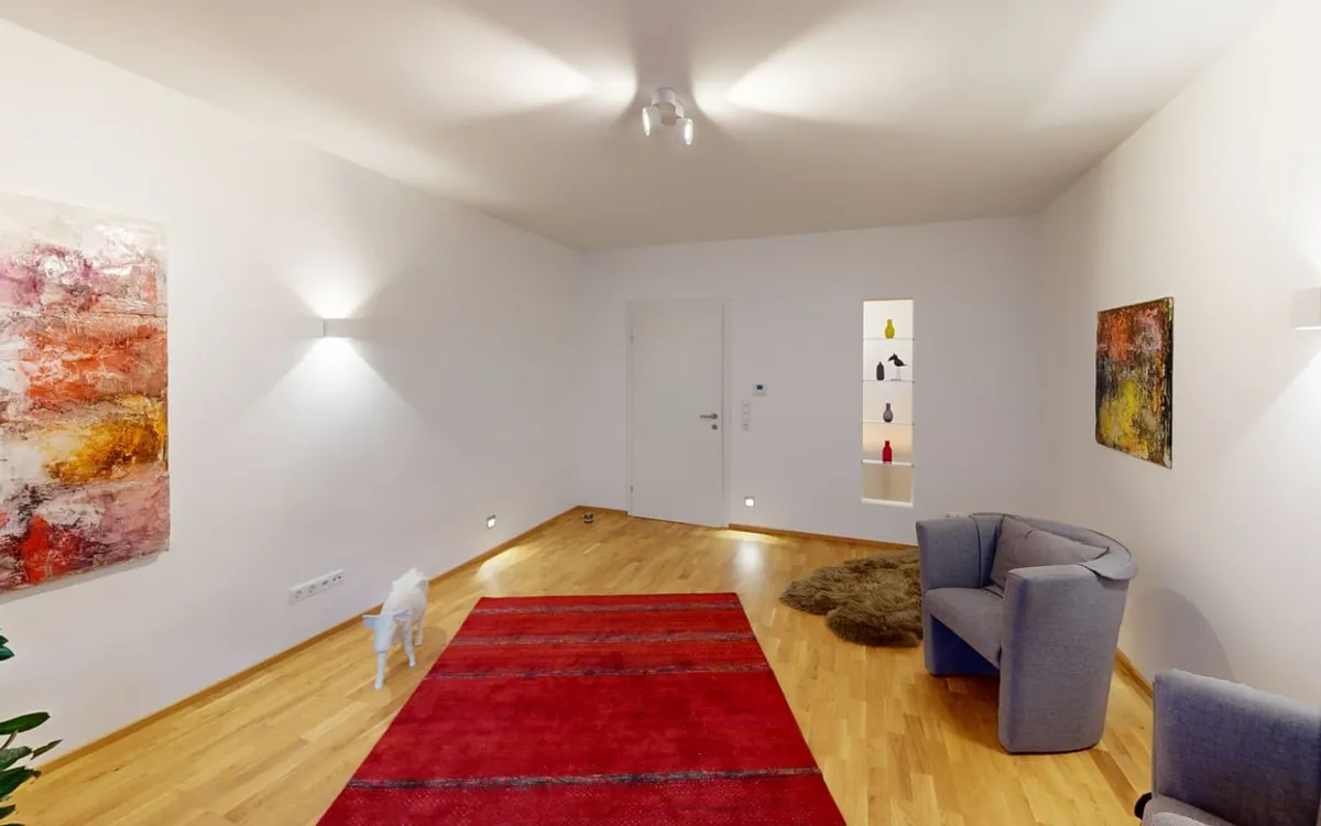 3D-Rundgänge für Immobilien: Startansicht des 3D-Rundgangs „Leerstehende Wohnung in Innsbruck 2“