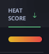 Options Flow Heat Score on InsiderFinance to indicate order fill aggressiveness