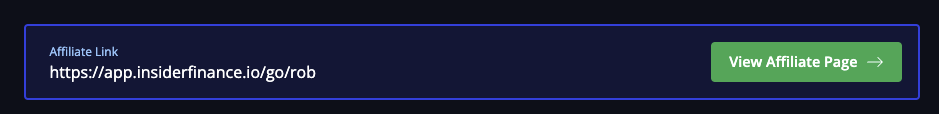 Location of your InsiderFinance affiliate link on your settings page