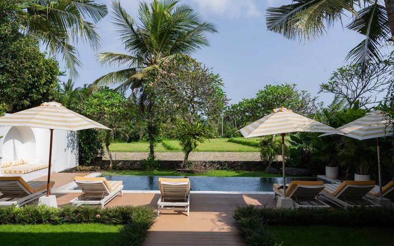 Contemporary sanctuary villa framed by nature in Ubud, Bali