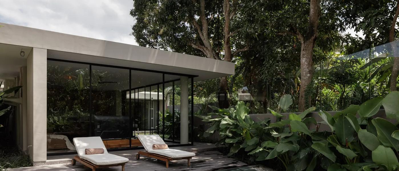 Villa of Lines and Light in Canggu - modern architectural villa with clean lines and natural light