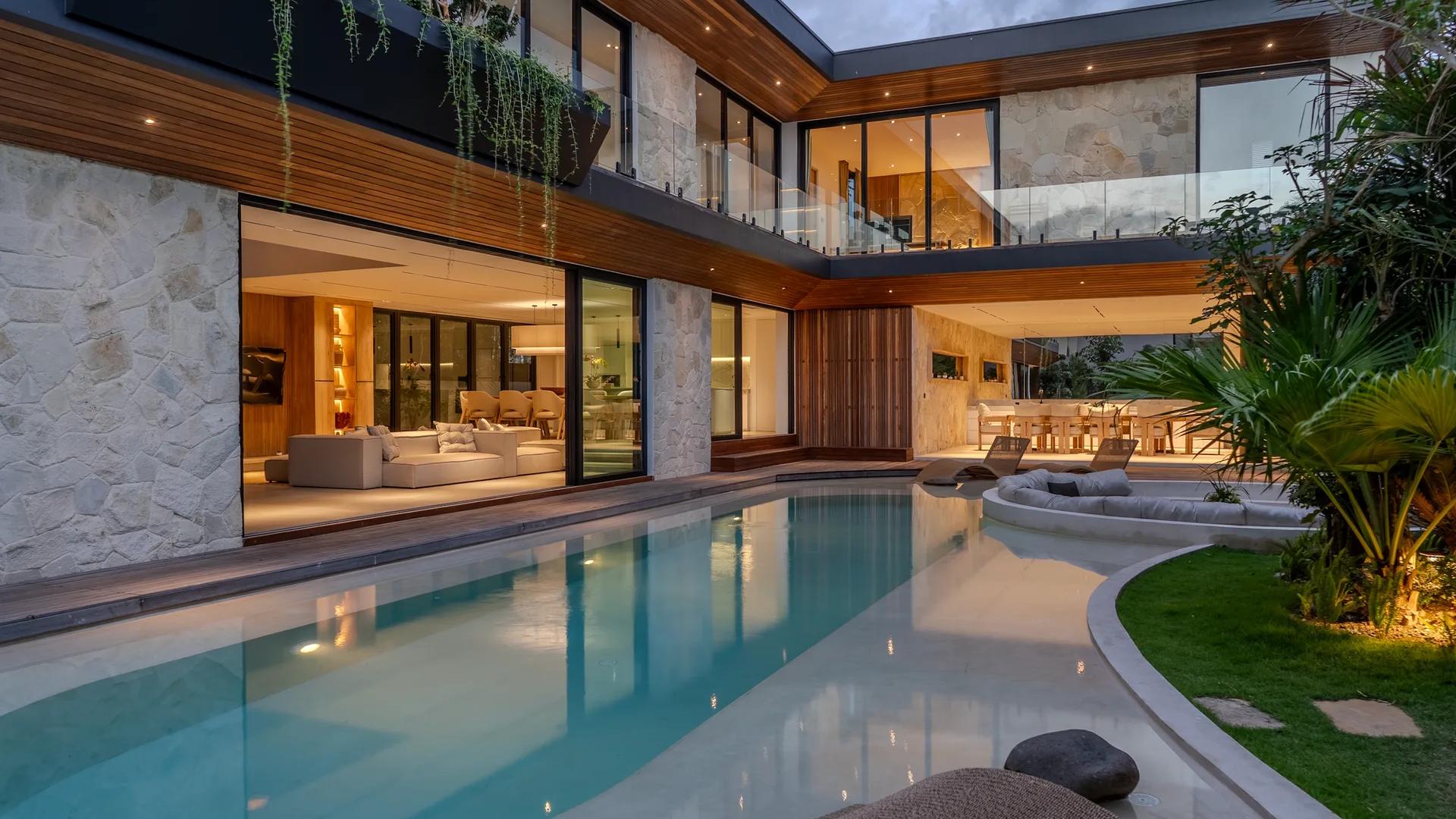 Architectural villa in Lombok