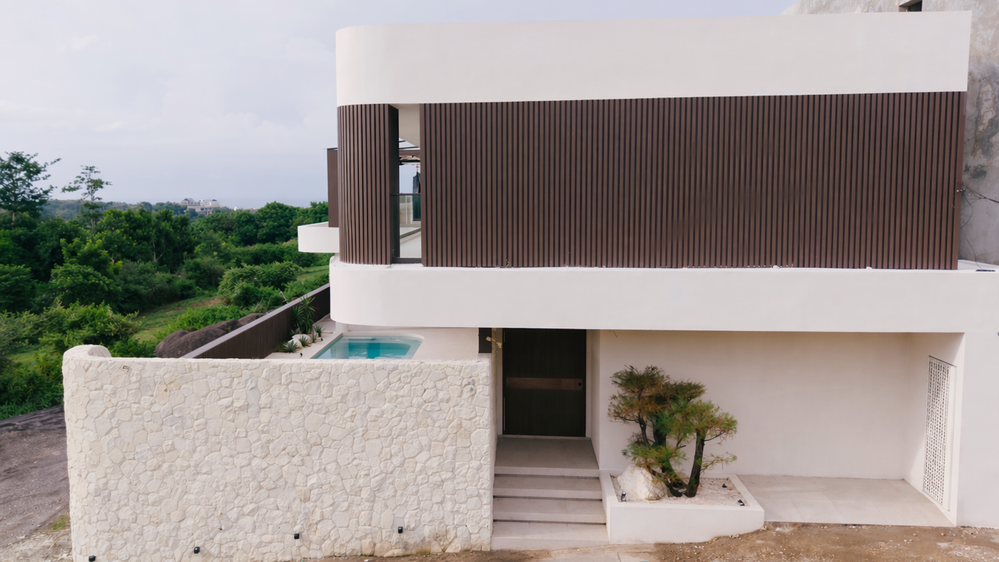CURVE VILLA 4 BEDROOMS BINGIN — 4-bedroom villa for sale in Bingin, Bali