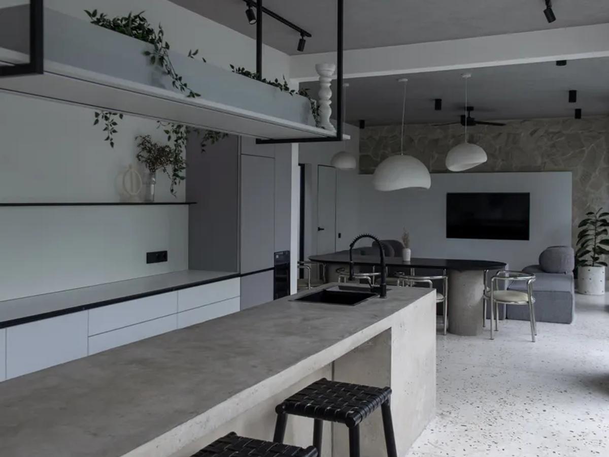 Monochrome Geometry Villa - 7