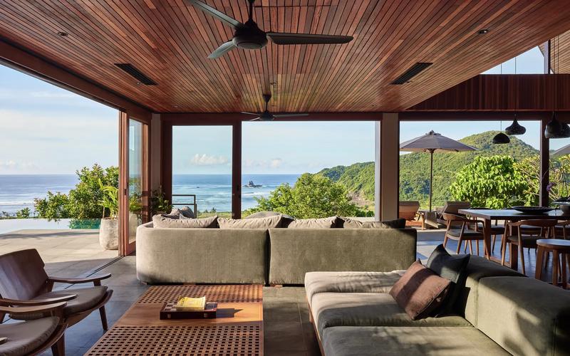 Architectural villa by Alexis Dornier in Tampah Hills, Lombok - premium architectural design