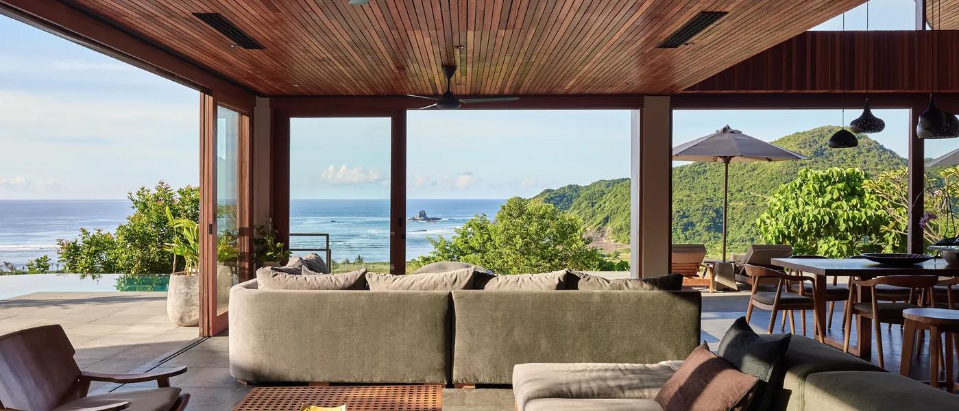 Architectural villa by Alexis Dornier in Tampah Hills, Lombok - premium architectural design