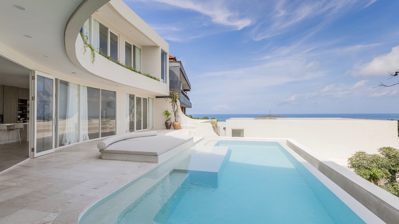 OCEAN VIEW HOUSE ARCHITECTURAL VILLA IN BINGIN ESTATE — 4-bedroom villa for sale in Bingin, Bali