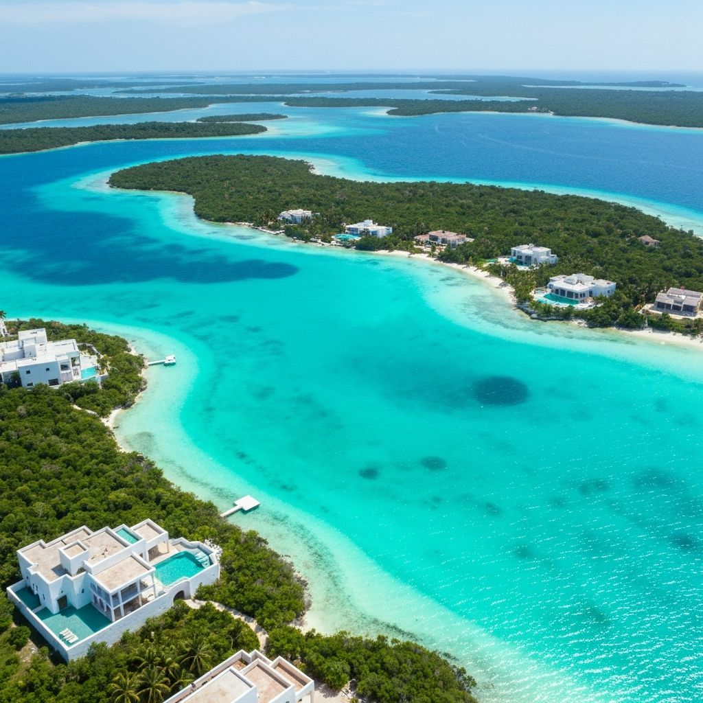 Imagen de laguna de Bacalar