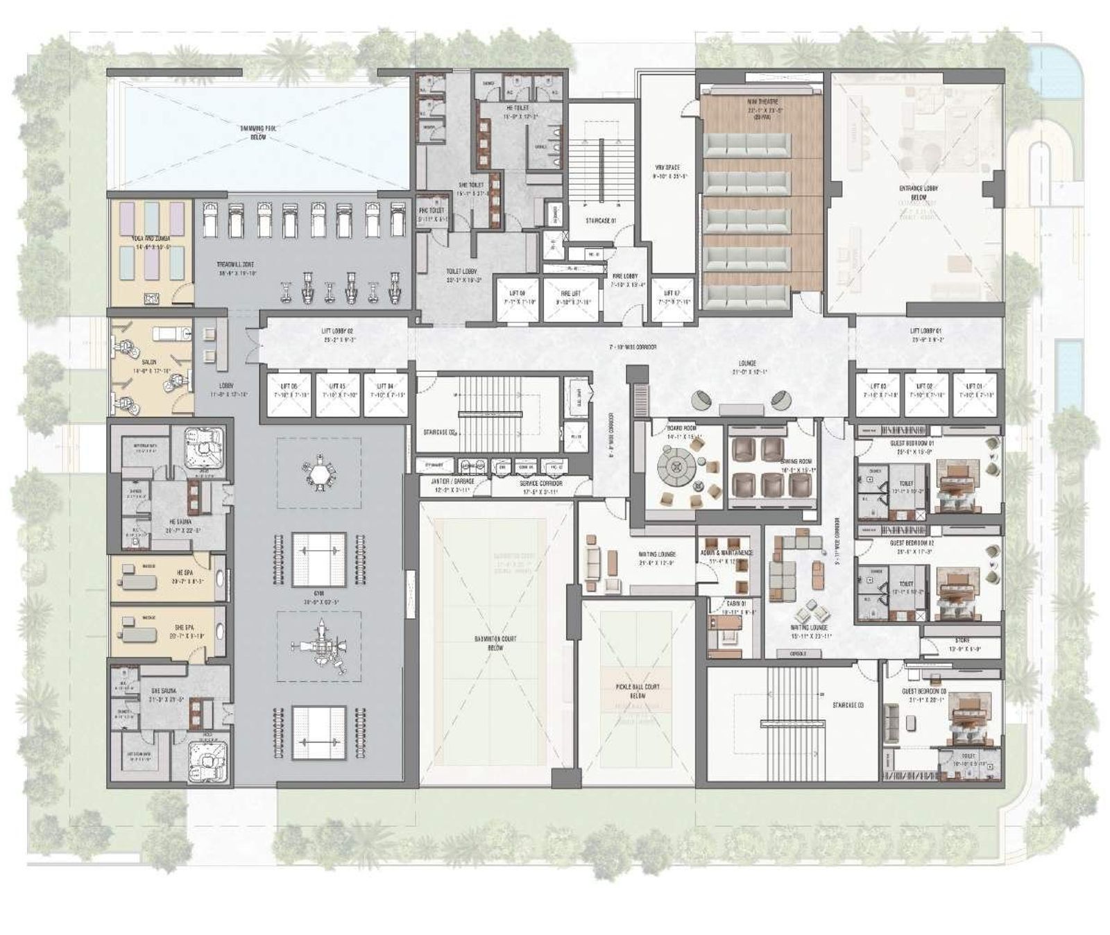 Capital 45 Residences — First Floor Master Plan