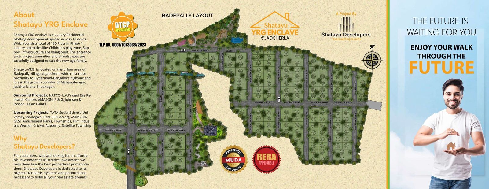 Master layout plan of YRG Enclave