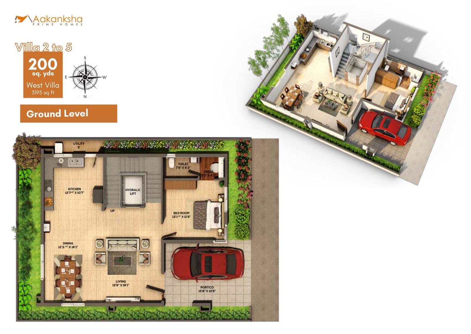 Harmony Nest — West Villa · Ground Level