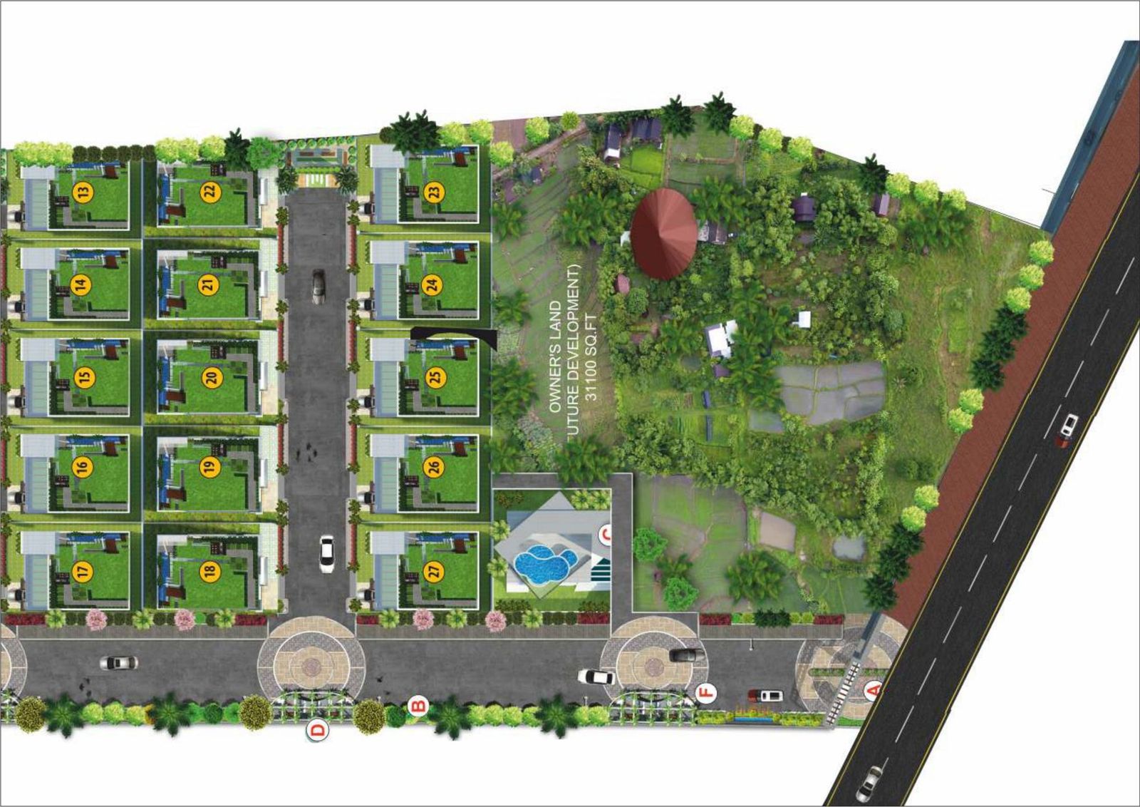 Golden Crest Villas — Community Layout