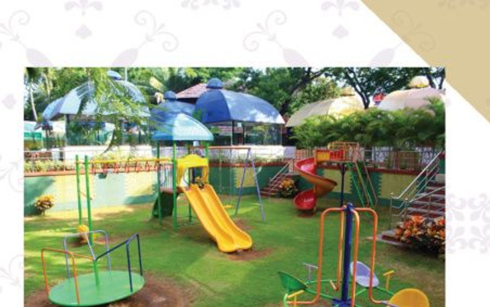 Tot lot and children's play area
