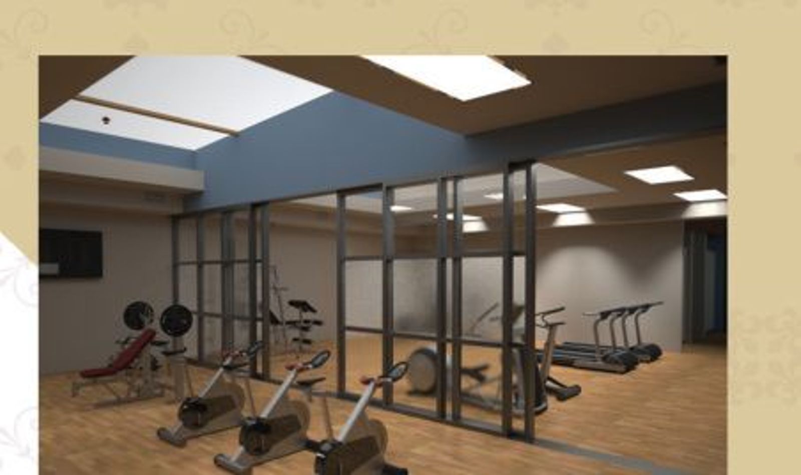 Gymnasium at Sarayu Elite