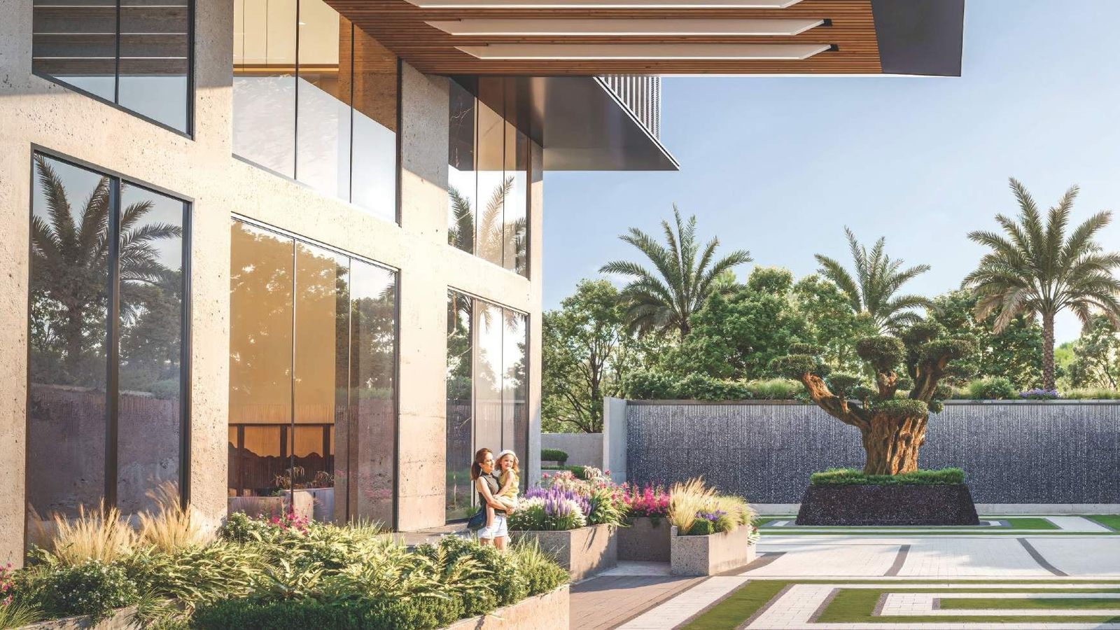 Enchante Arbor landscaped garden