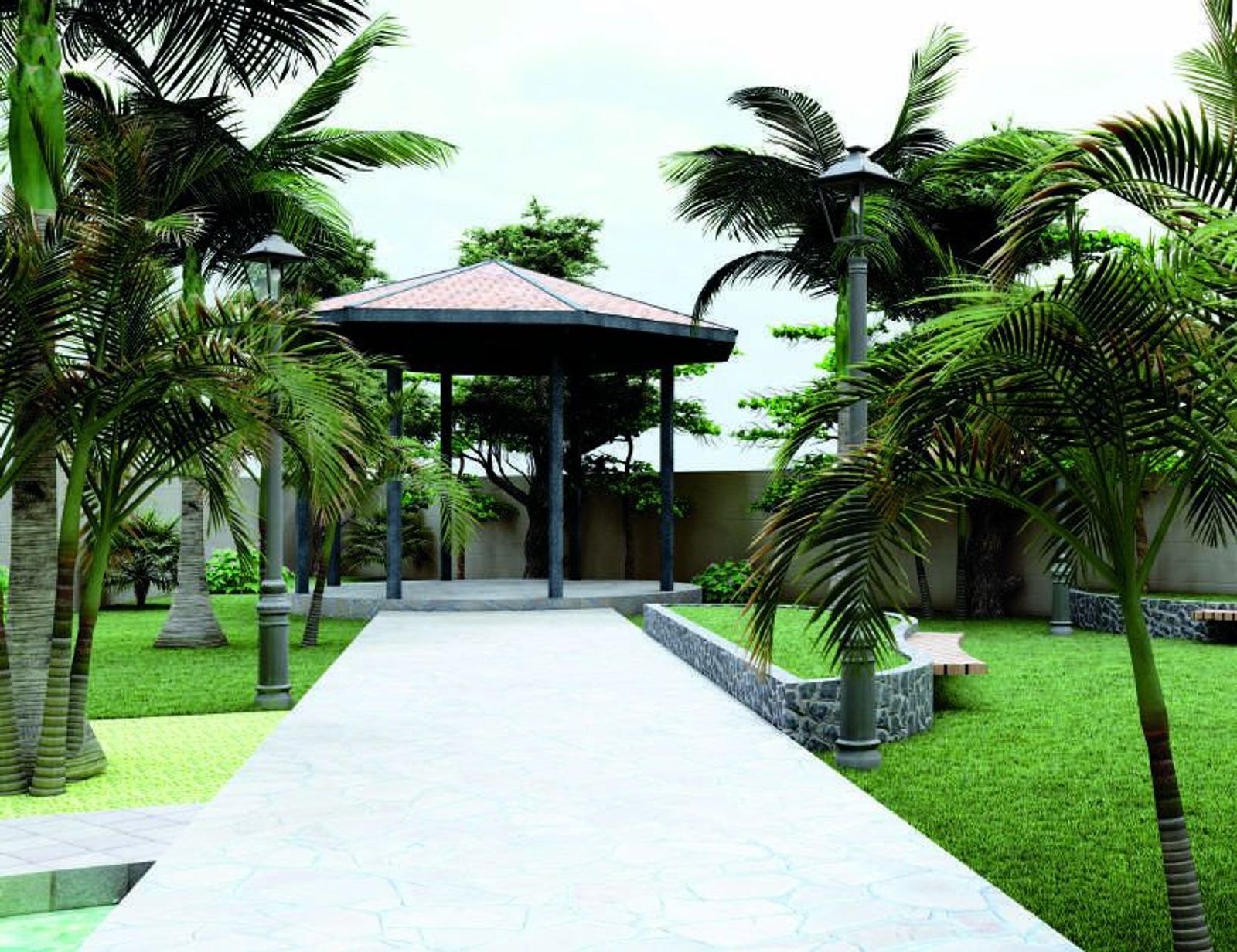 Badminton court at YRG Enclave