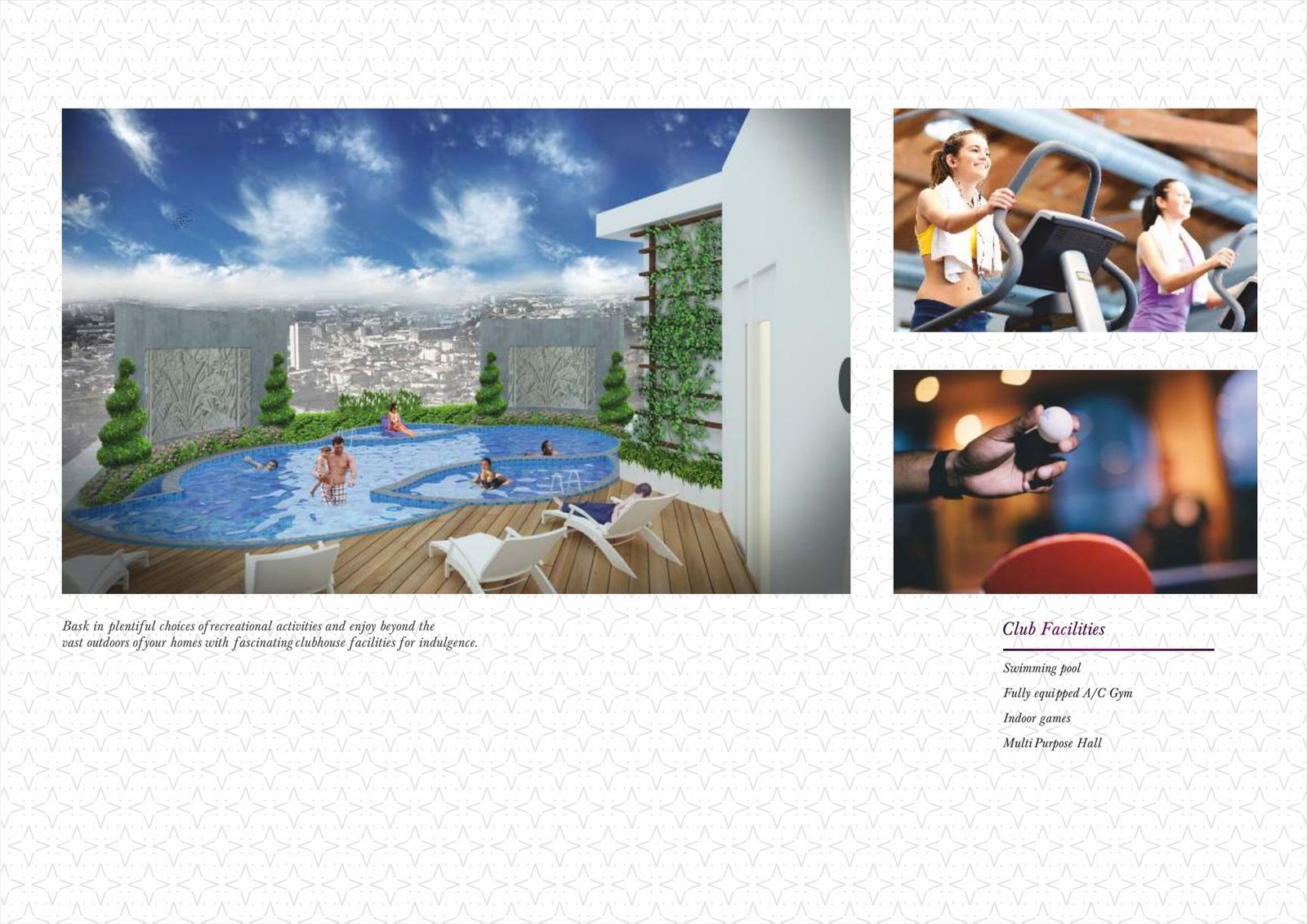 Swimming pool and club facilities
