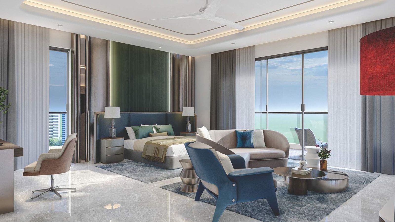 Second master bedroom suite