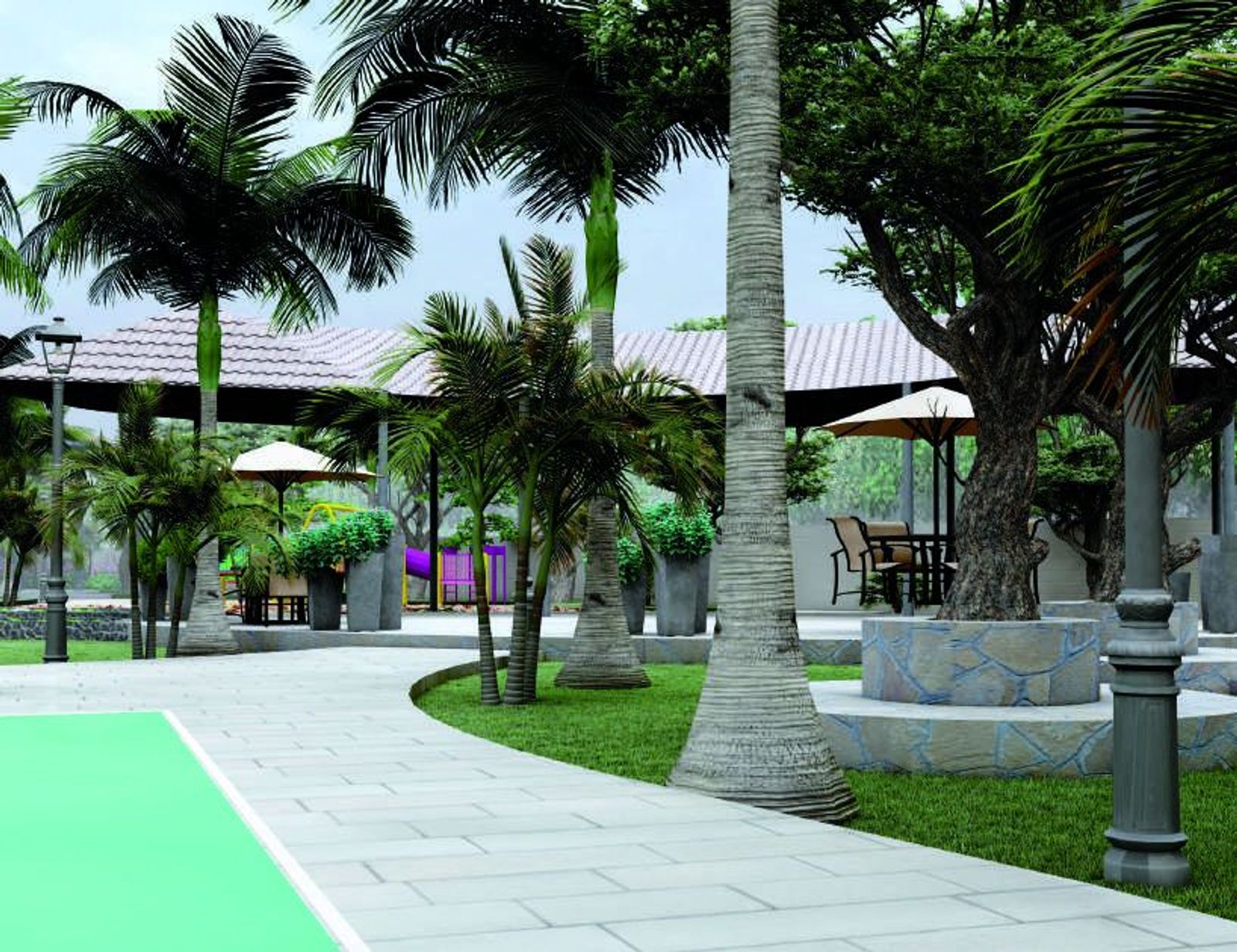 Children's park within the community