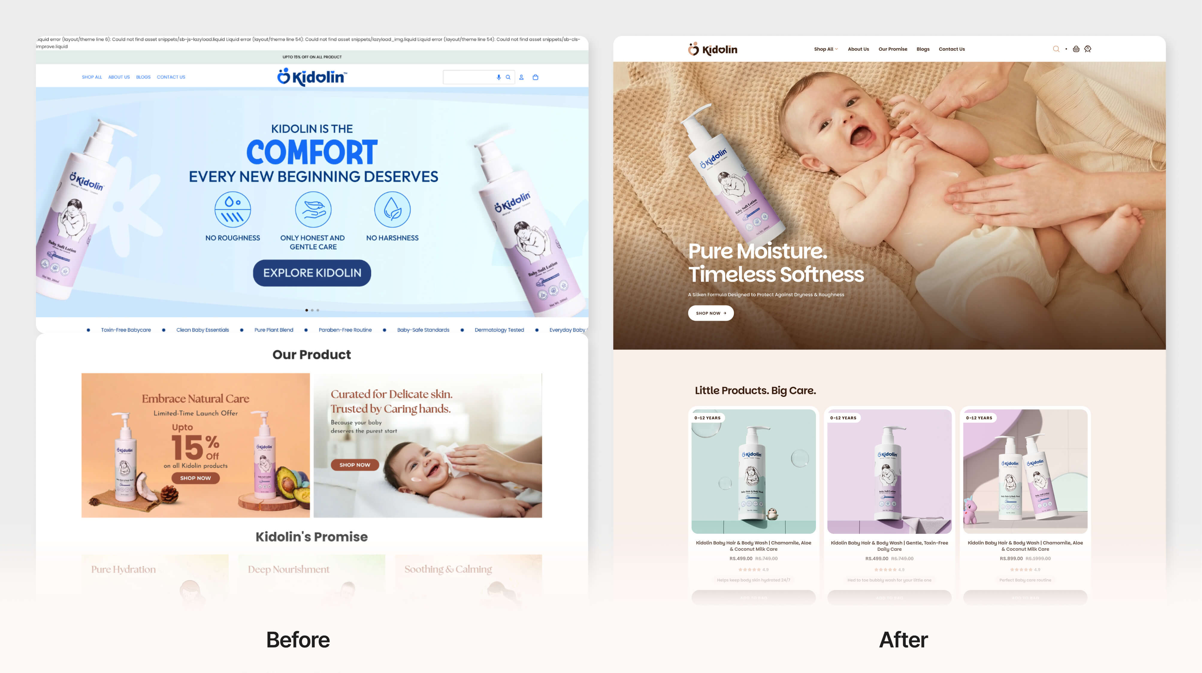 Kidolin: Designing a Baby Care Brand Around Trust, Comfort, and Care