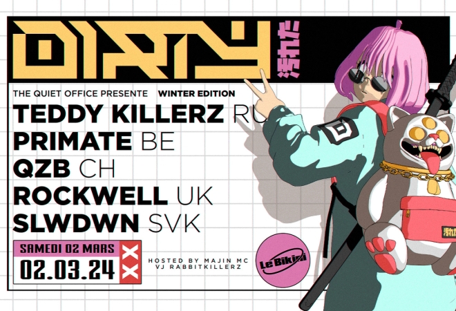 Dirty Winter Edition : TEDDY KILLERZ + PRIMATE + QZB + ROCKWELL + SLWDWN