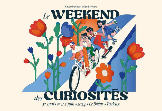 Le Weekend des Curiosités [Pass 2 Jours] : ANAÏS MVA + ANGIE & LAZULI + ANNIE .ADAA + ASTELS + BIBI CLUB + BLOWSOM + COLT + THE CARACAL PROJECT (live) + CONNECT’HER + DAVID NUMWAMI (solo) + Divin0 + GOGO GREEN + HOUDI + JERSEY + JETLAG GANG + LESRAM + MARGUERITE THIAM + MYTH SYZER & friends + NOOR + OLKAN & LA VIPÈRE ROUGE + PEET + SAMIR FLYNN + SLIMKA + YFFA + YOUSSEF SWATT’S 