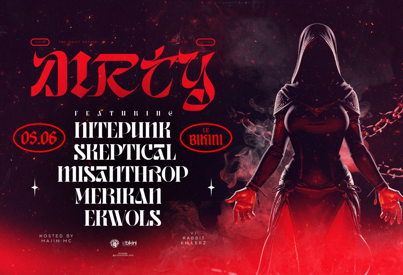 Dirty Spring Edition : NITEPUNK + SKEPTICAL + MISANTHROP + MERIKAN + EKWOLS