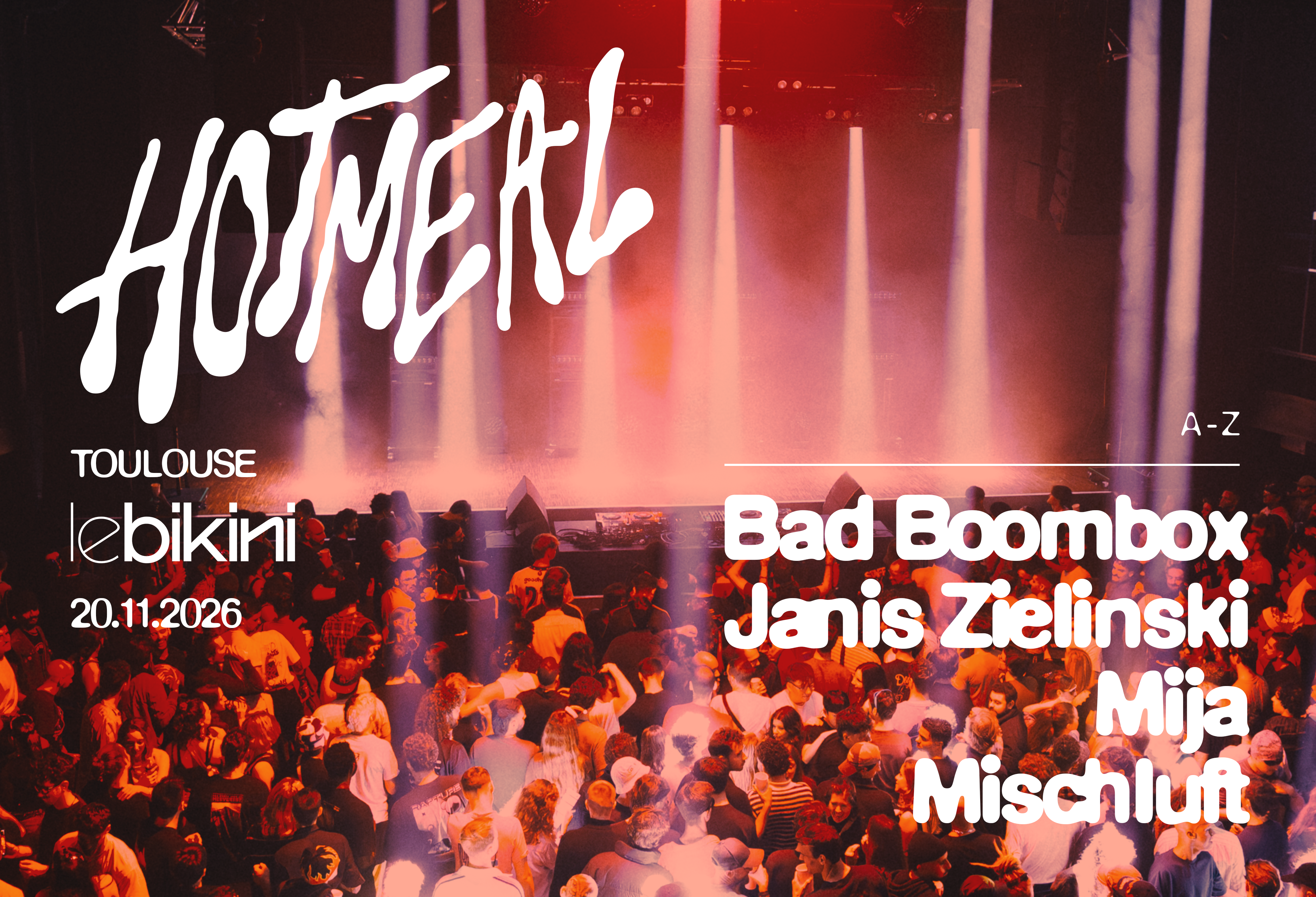 Hot Meal Toulouse : Janis Zielinski en concert au Bikini le Ven 20 nov