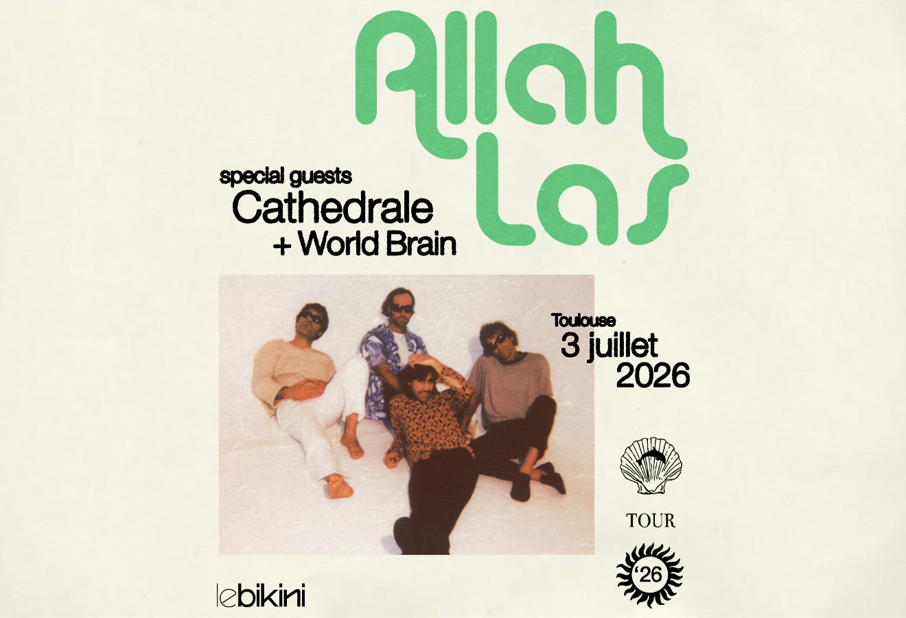 ALLAH-LAS + CATHEDRALE + WORLD BRAIN