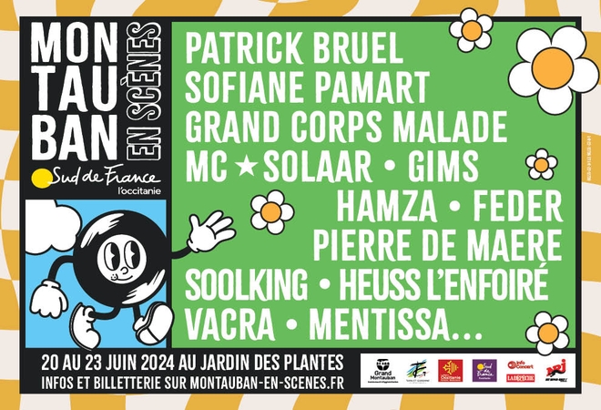 Festival Montauban en scène : GRAND CORPS MALADE / SOFIANE PAMART / MC SOLAAR @ Jardin des Plantes