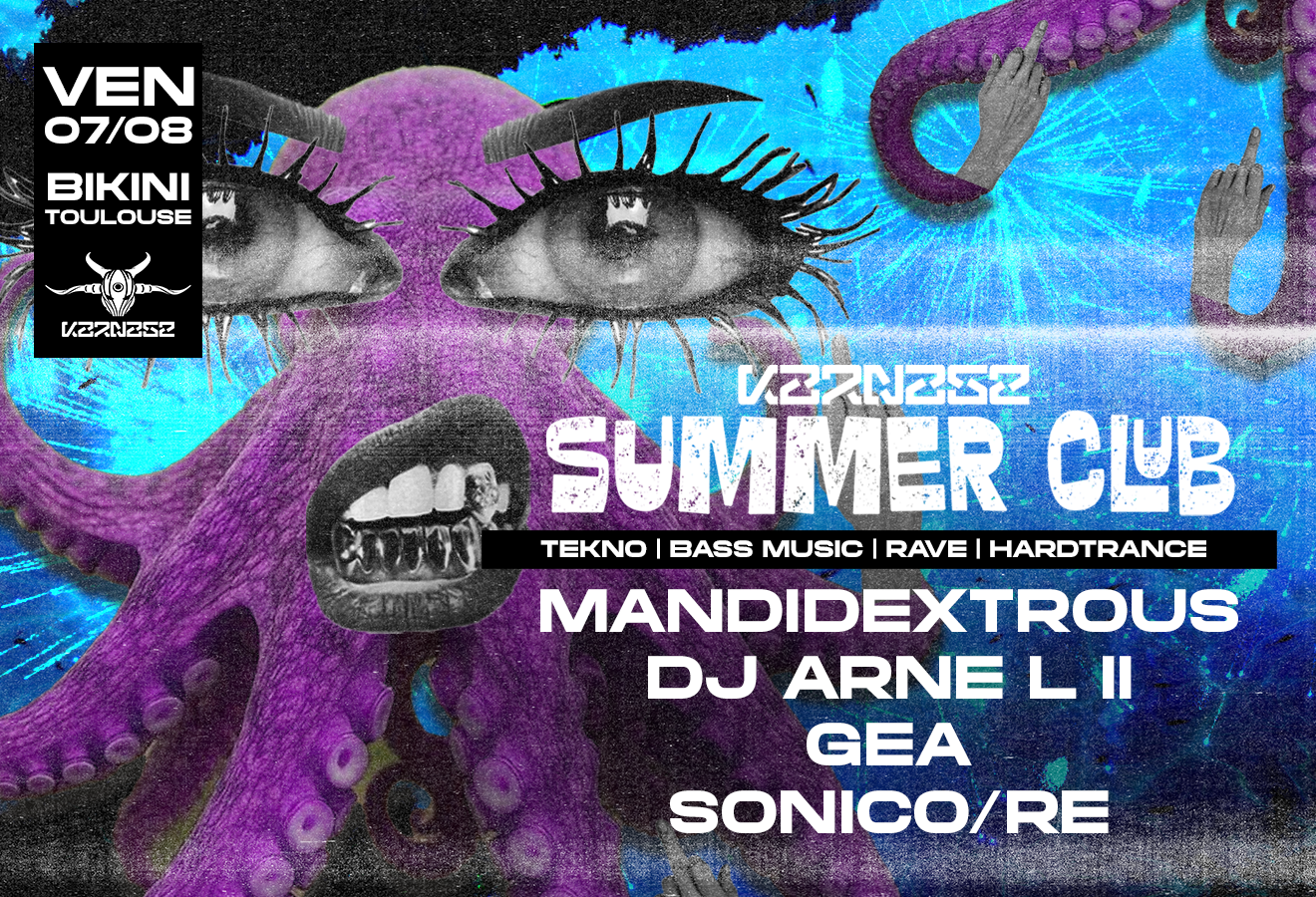 Karnage Summer Club #2 : MANDIDEXTROUS + DJ ARNE L II + GEA + SONICO/RE