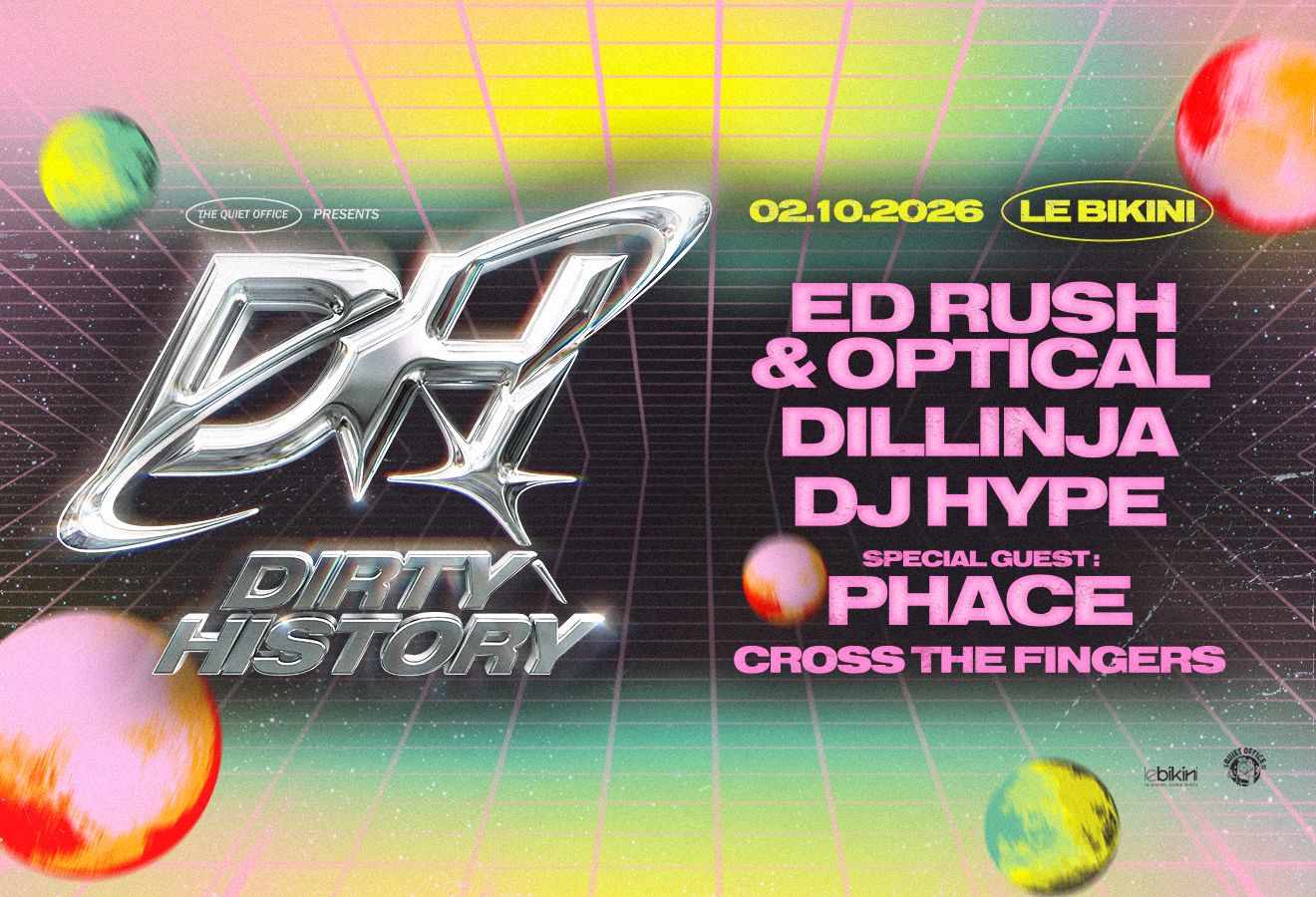Dirty history : ED RUSH & OPTICAL + DILLINJA + DJ HYPE + PHACE + CROSS THE FINGERS