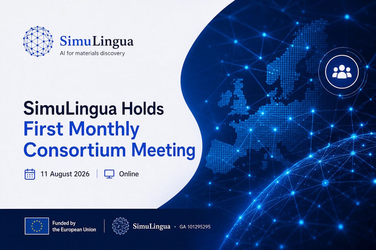 SimuLingua consortium partners hold their first monthly online meeting to coordinate project progress and technical work across Europe.