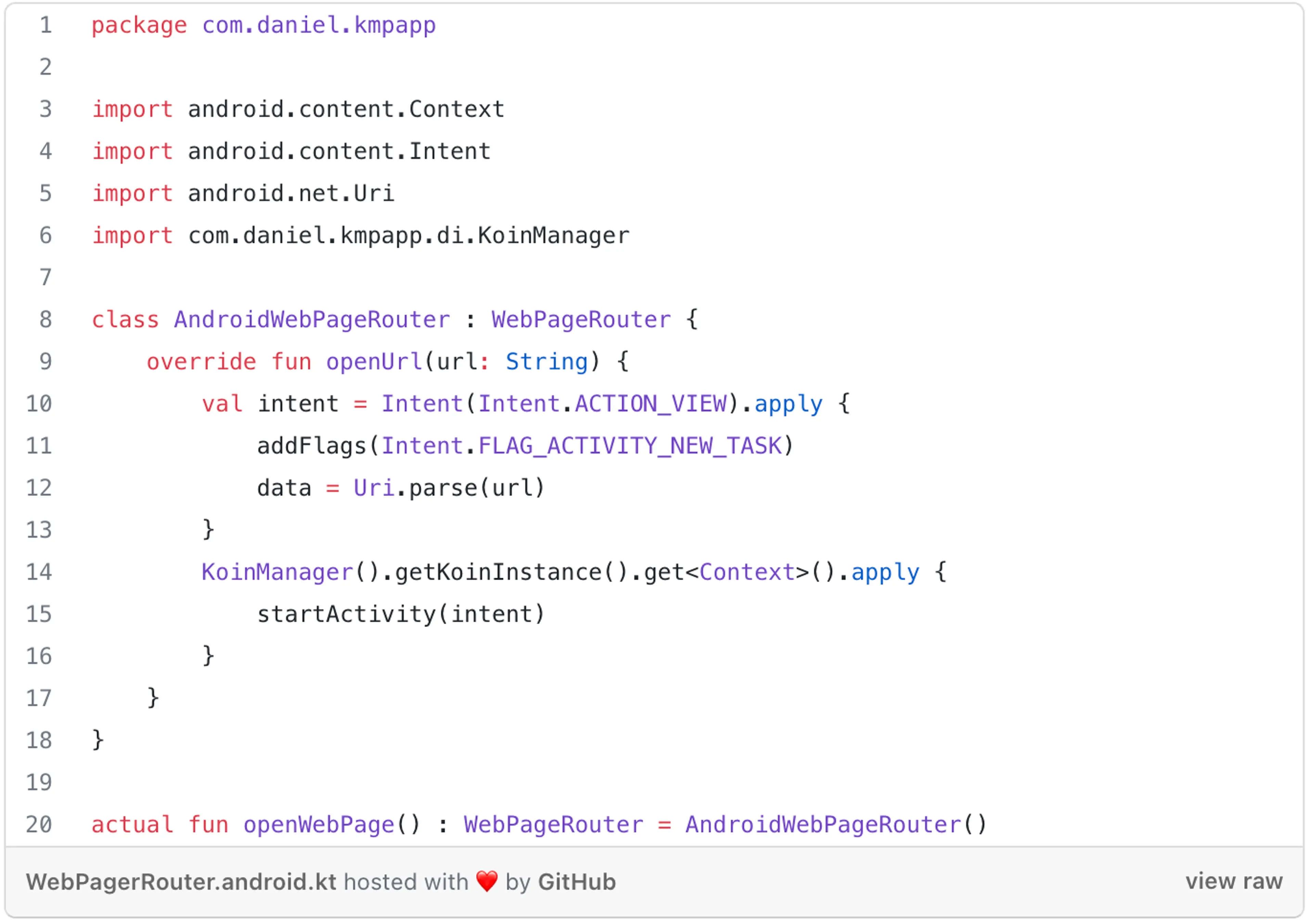 Tenth code snippet - Koitlin