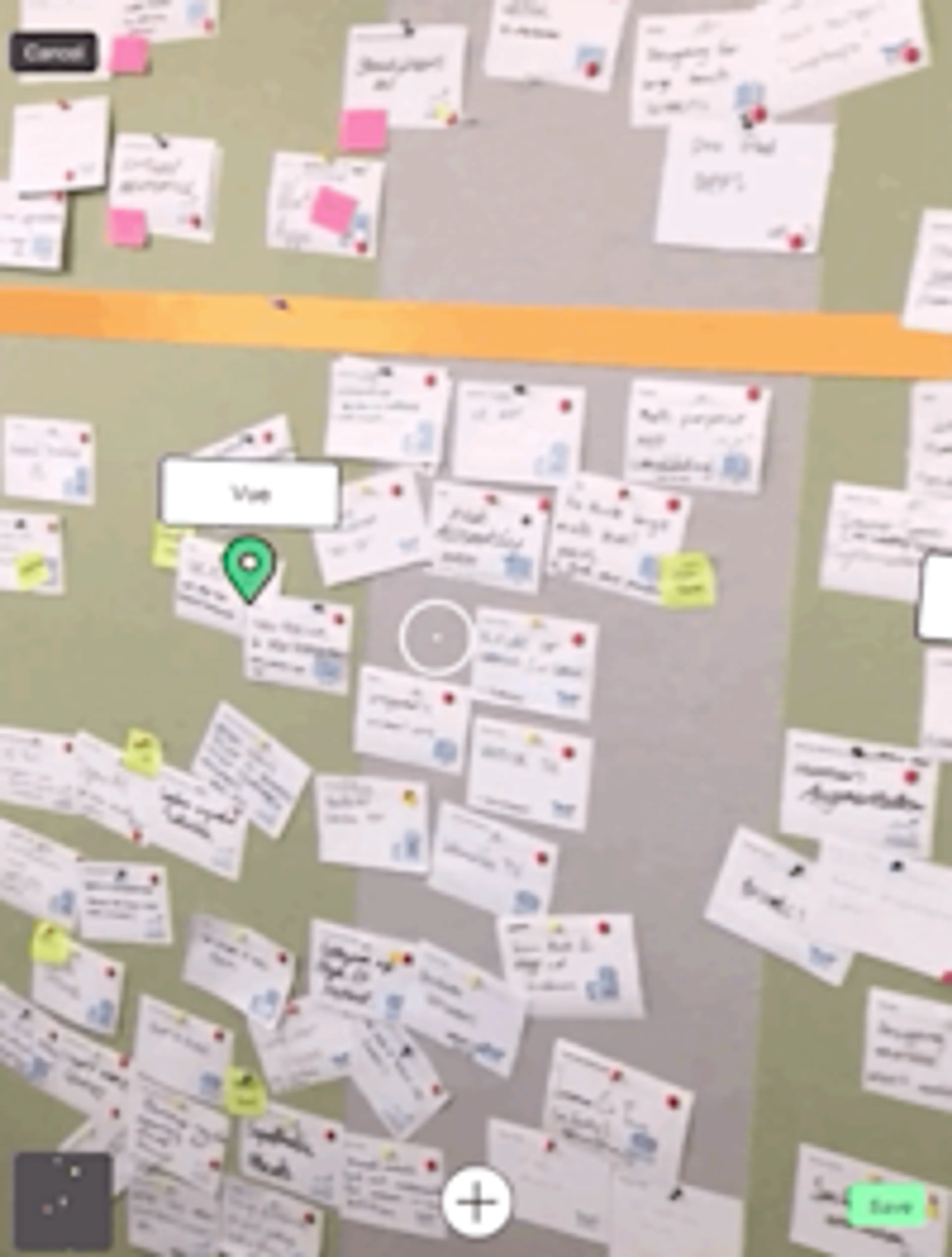 A Wall with sticknotes