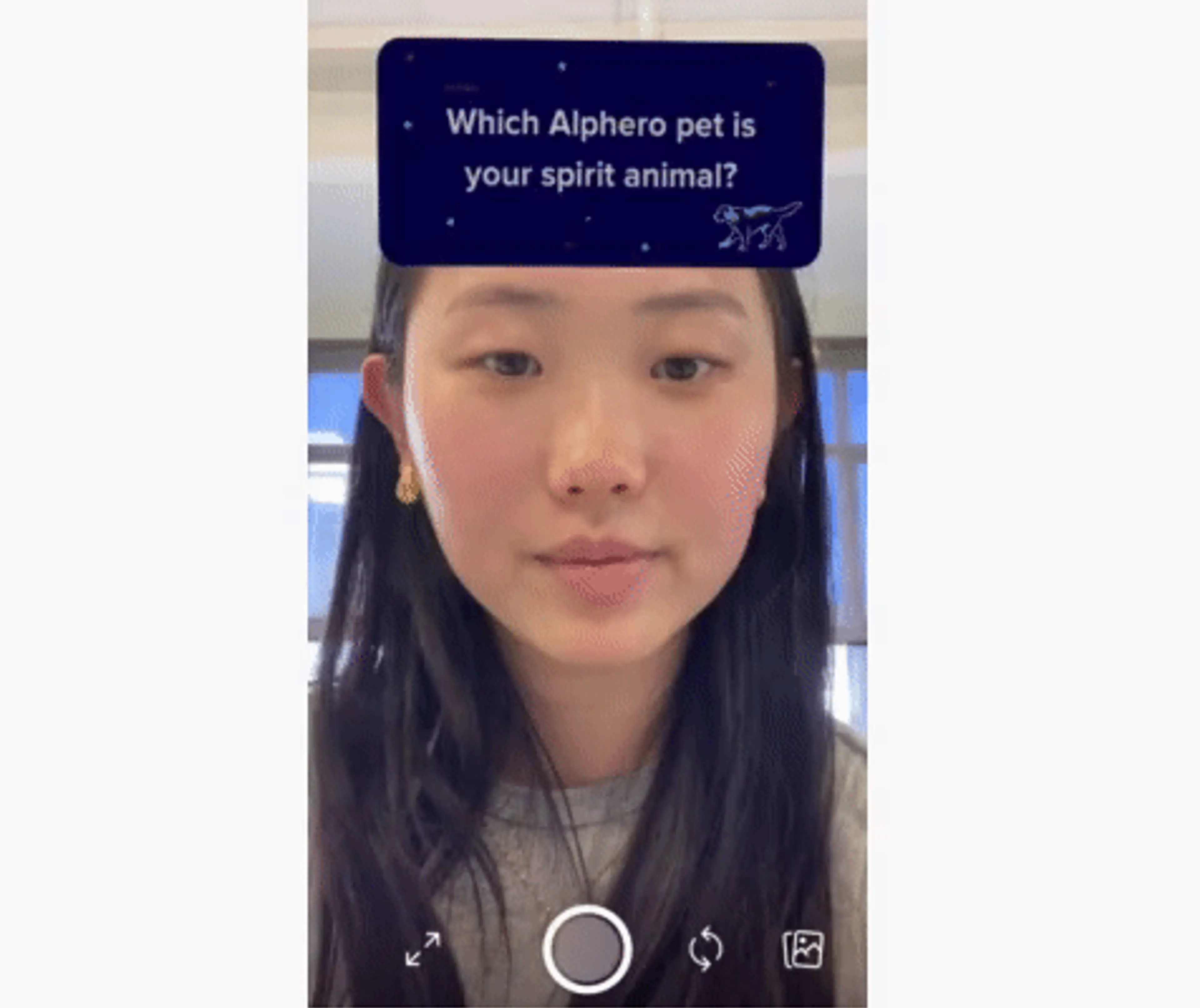 Woman tests Spark AR