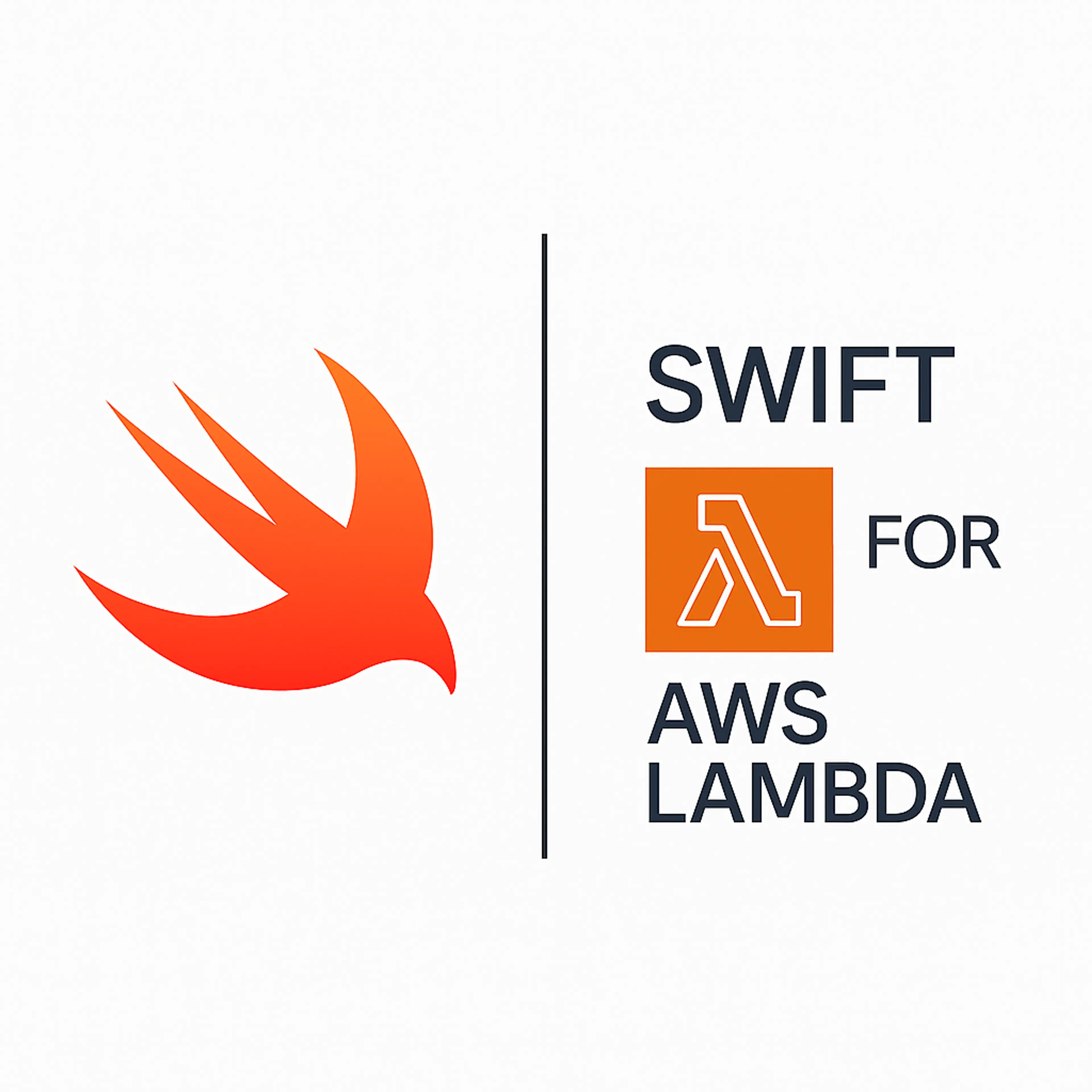 Swift and AWS Lambda logos