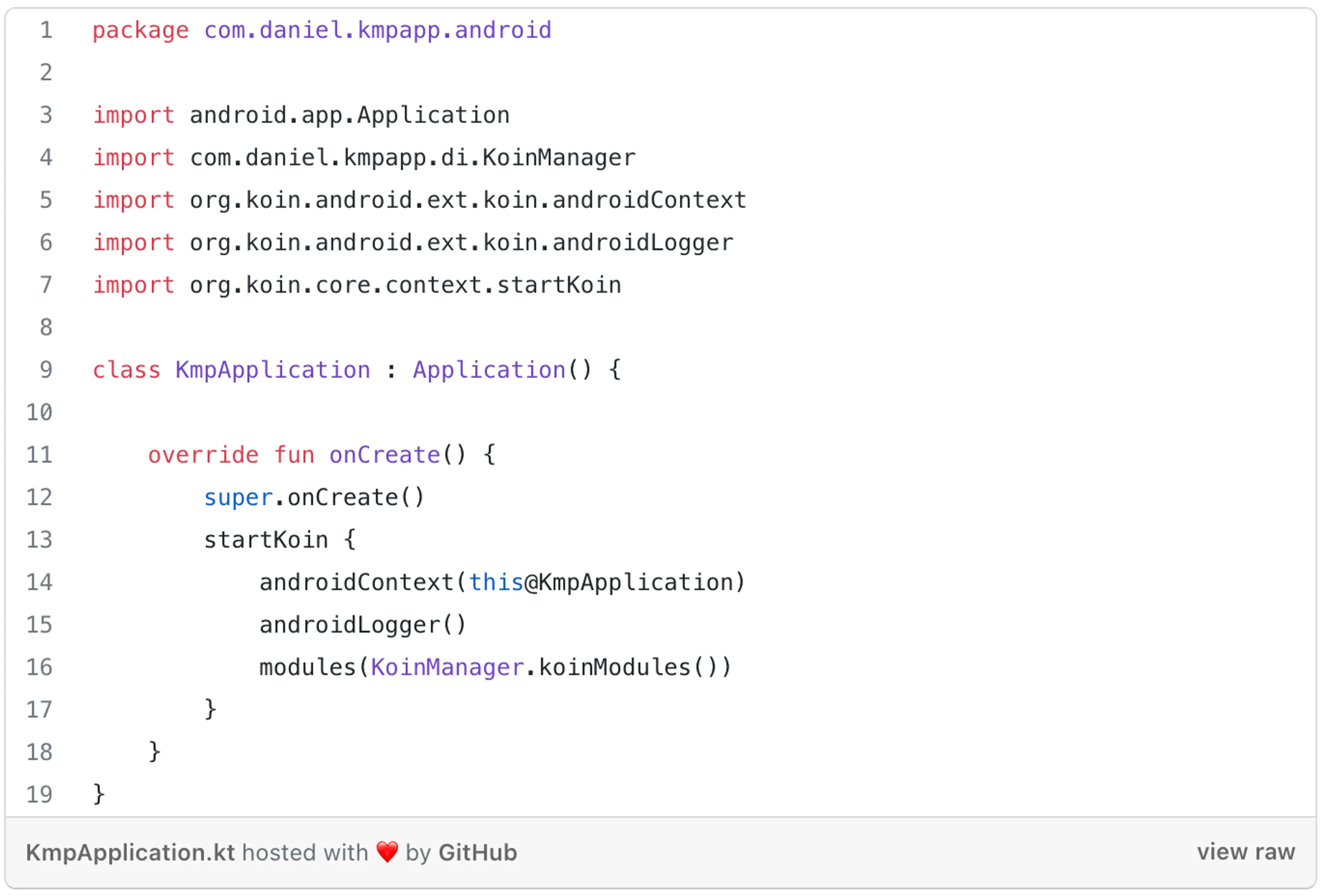 Sixth snippet of code - Kotlin