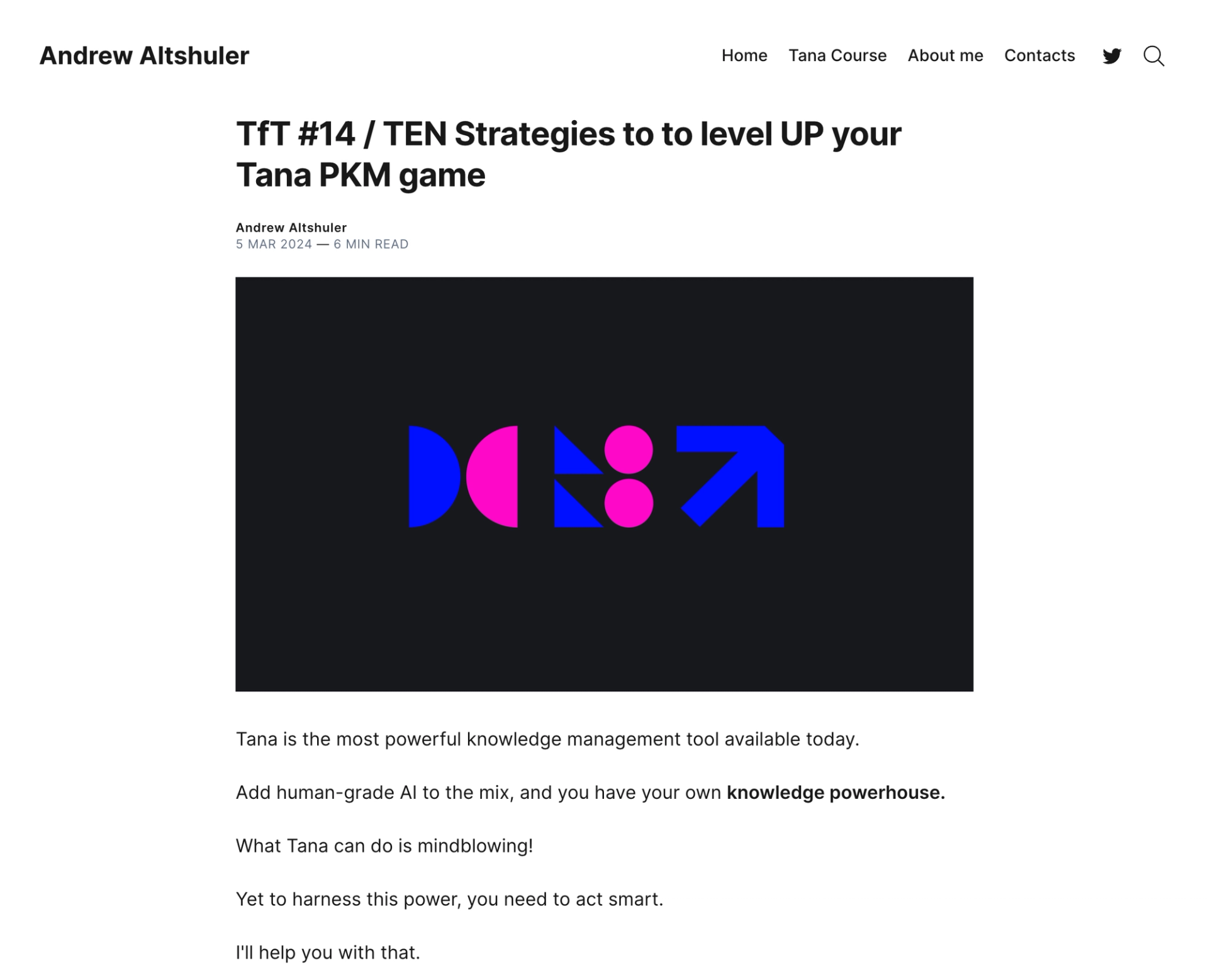 Community Resources Tana For Beginners 2024