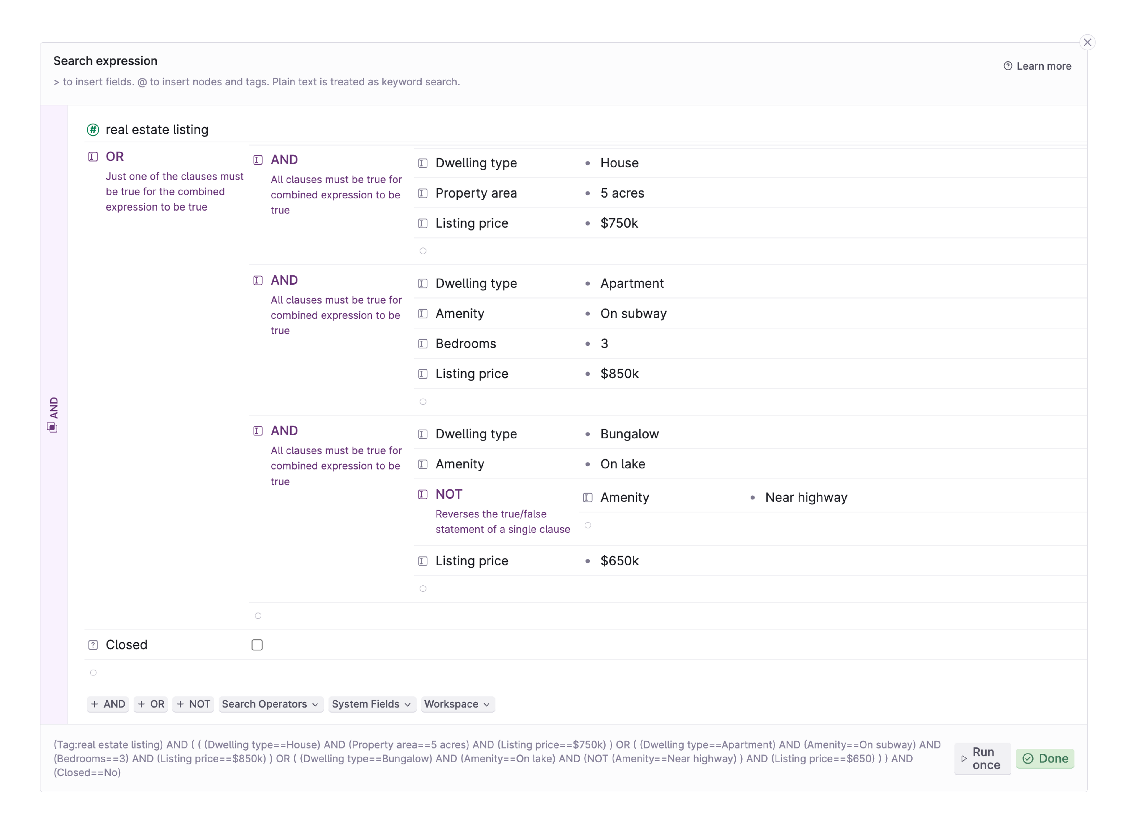 Tips: How to read Tana queries