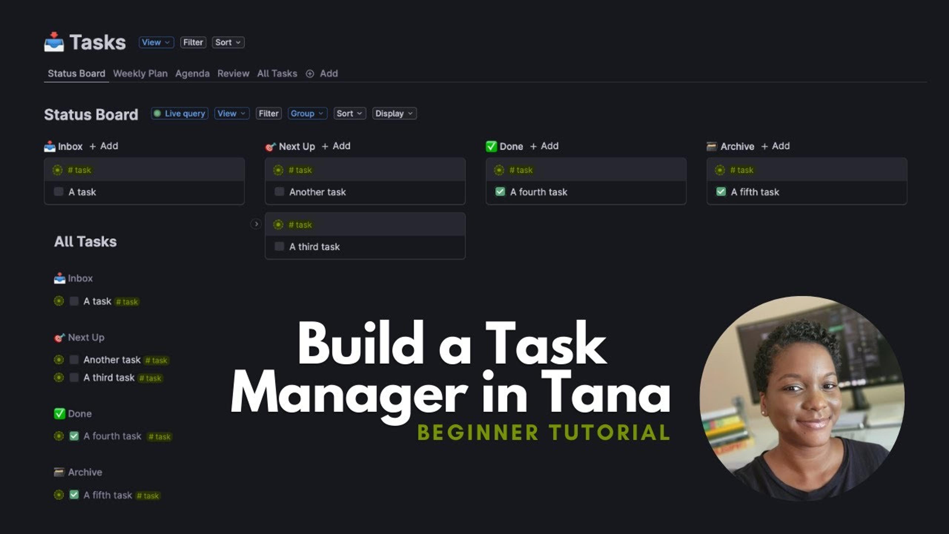 Task Management in Tana