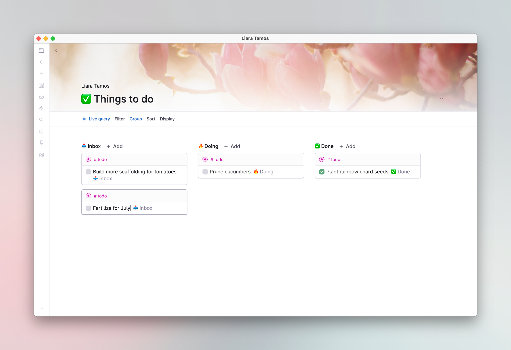 Simple task board