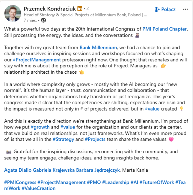 LinkedIn post