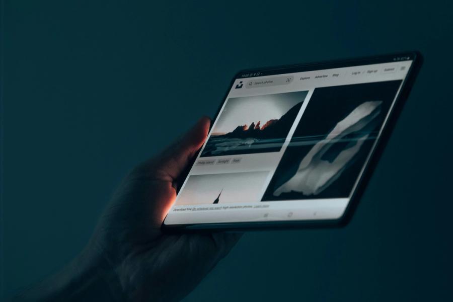 tablet screen