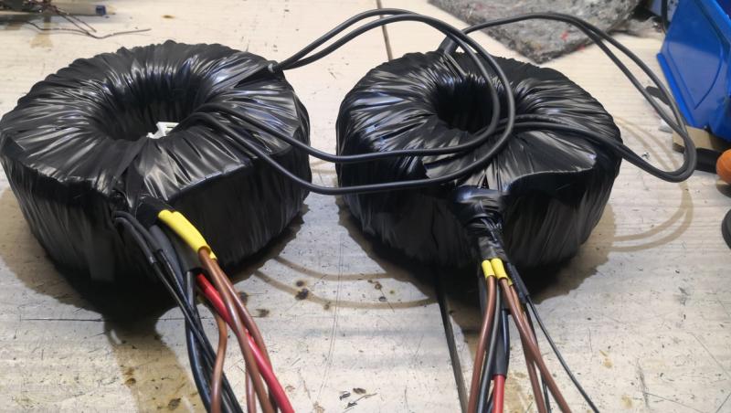 Toroidales rebobinados a mano 